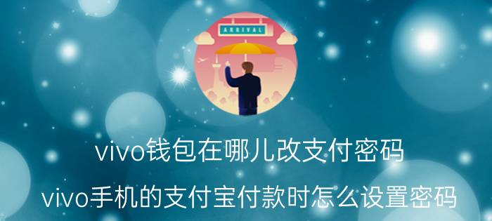 vivo钱包在哪儿改支付密码 vivo手机的支付宝付款时怎么设置密码？